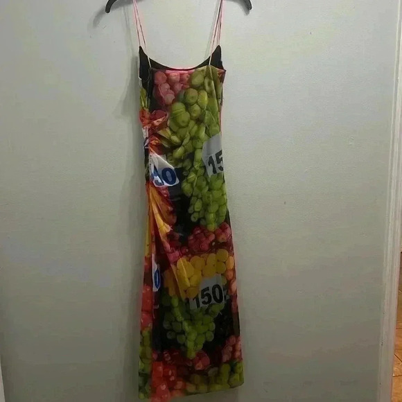 Zara Multicolor Graphic Maxi Dress - Picture 9 of 9